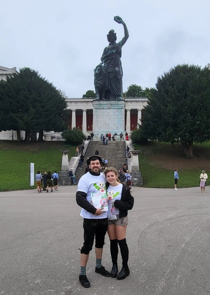 Wiesn Impact vor der Bavaria